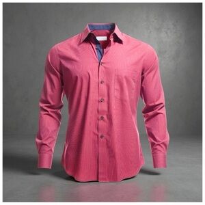 Stefano Ricci Red & Black Micro-Check Dress Shirt | Size 43/17 | Italian Luxury